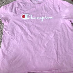 Cute light pink champion tshirt